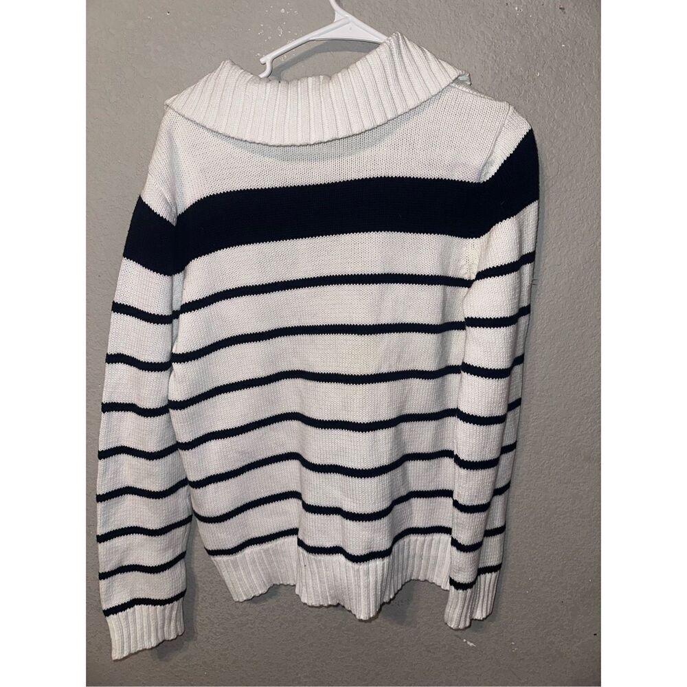 Lauren Ralph Lauren Striped Boat Neck Sweater - Picture 4 of 6